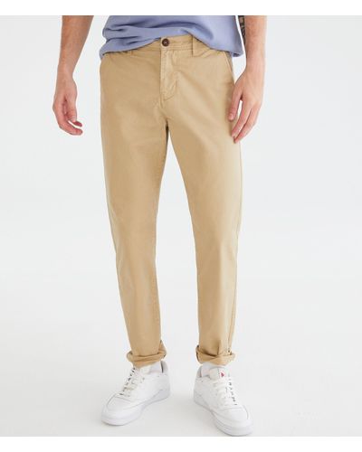 Aéropostale Skinny Stretch Twill Chinos - Natural