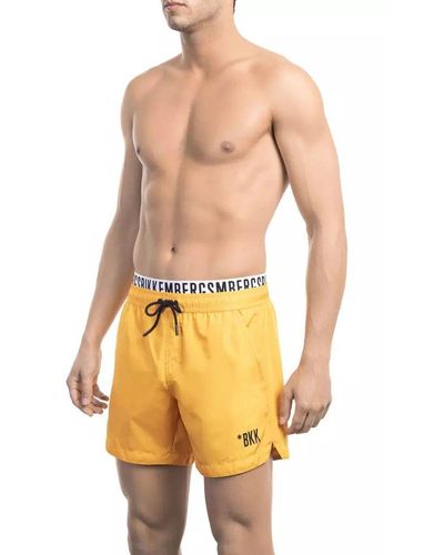 Bikkembergs Polyester Swimwear - Yellow