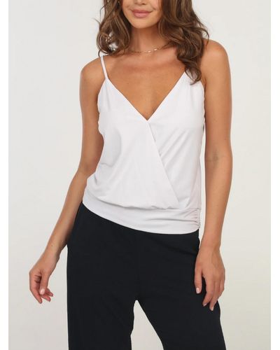 Veronica M Banded Cami - White