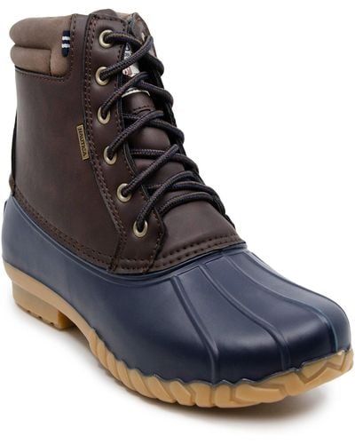 Nautica Lace-up Duck Boot - Blue