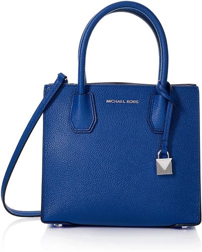 Michael Kors Handbags mercer kors studio Women 30F6SM9T3LTILEBLUE