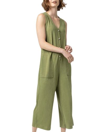 Lilla P Sleeveless Jumpsuit - Green