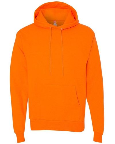 Hanes Ecosmart Hooded Sweatshirt - Orange