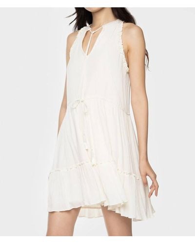 Dex Carefree Flowy Mini Dress - White