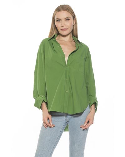 Alexia Admor Amber Shirt - Green
