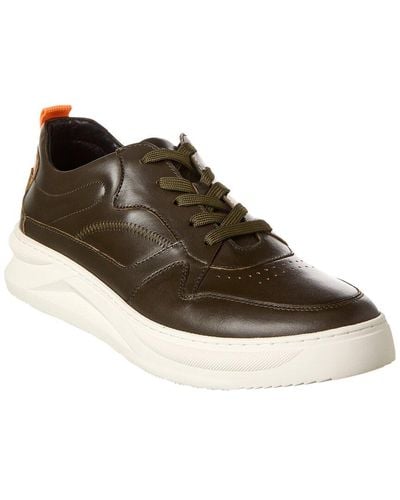 French Connection Zeke Leather Sneaker - Brown