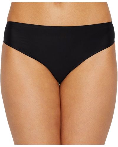 Tc Fine Intimates Wonderful Edge Matte Microfiber Hipster - Black