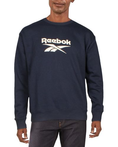 Reebok Logo Crewneck Sweatshirt - Blue