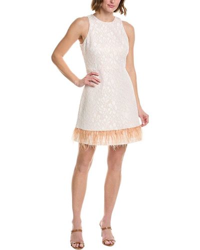 Taylor Lace Shift Dress - White
