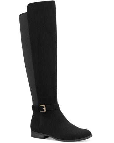 Style & Co. Kimmball Wide Calf Tall Knee-high Boots - Black