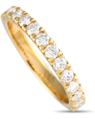 Non-Branded Lb Exclusive 18k Yellow 0.78ct Diamond Ring Mf36-051724 - Metallic