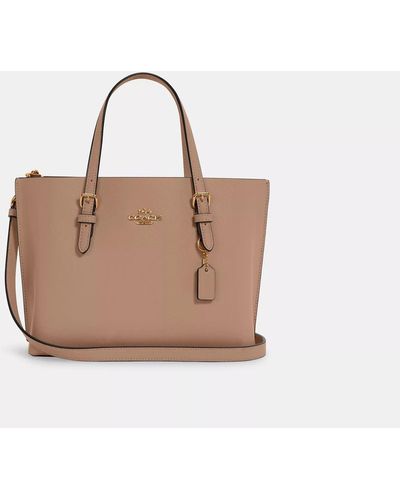 COACH Mollie Tote Bag 25 | Leather - Brown