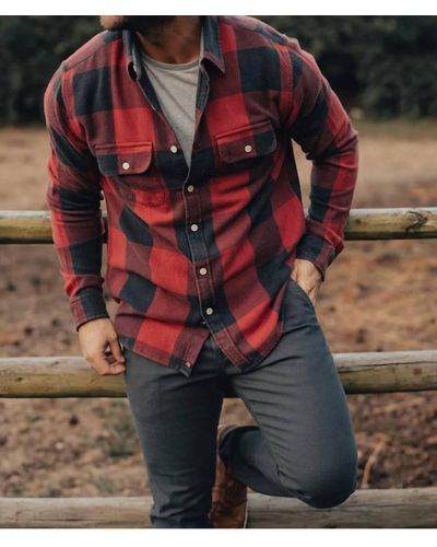 The Normal Brand Mountain Shirt - Red