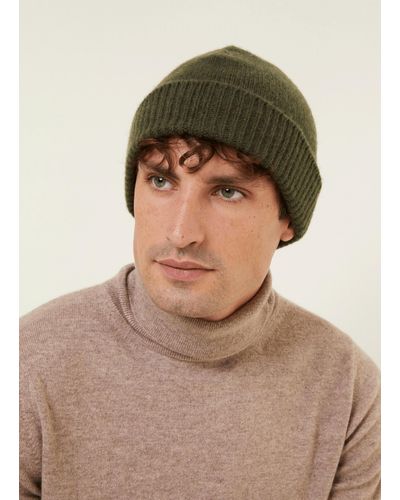 Maison Montagut Gad Recycled Cashmere Beanie - Green