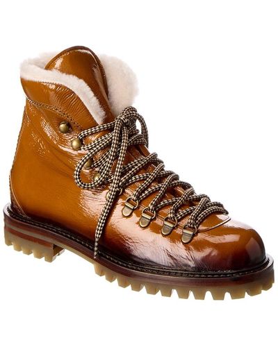 Antonio Maurizi Urban Patent Hiking Boot - Brown