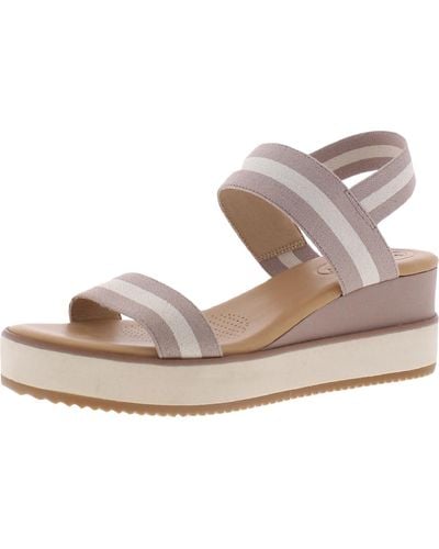 Corso Como Edsei Comfort Insole Ankle Strap Platform Sandals - Pink