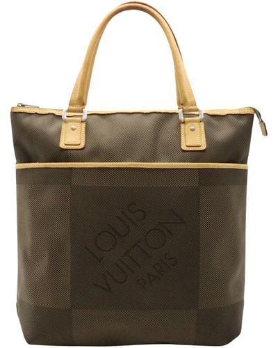 Louis Vuitton Cabas Canvas Tote Bag (pre-owned) - Green