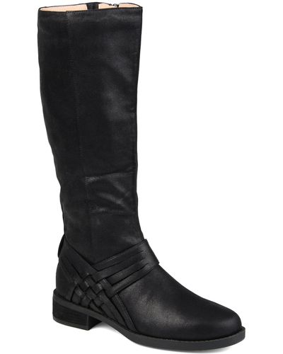 Journee Collection Collection Extra Wide Calf Meg Boot - Black