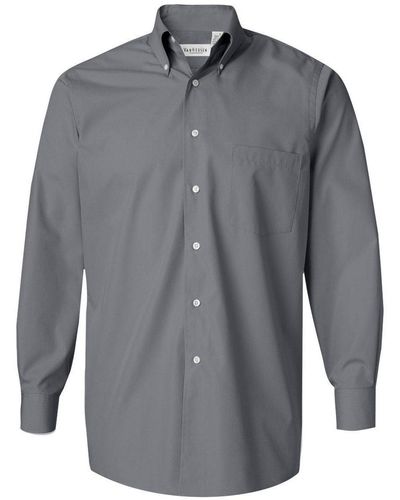 Van Heusen Silky Poplin Shirt - Gray
