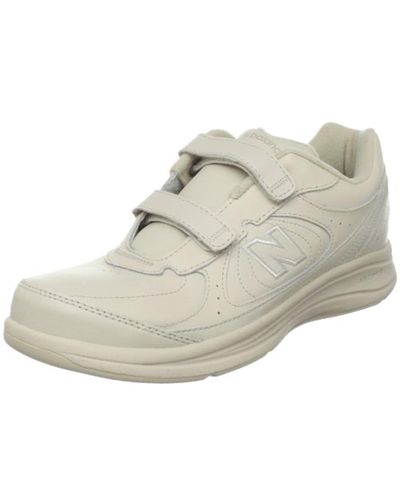 New Balance 577 Leather Fitness Walking Shoes - Natural