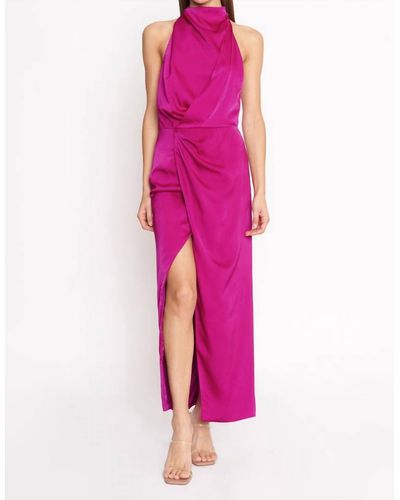 4si3nna Mitchelle Elegance Dress In Raspberry - Pink