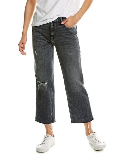 Hudson Jeans Remi Cosmos High-rise Straight Crop Jea - Black