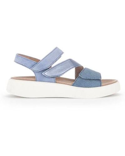 Gabor Strappy Sandals - Blue
