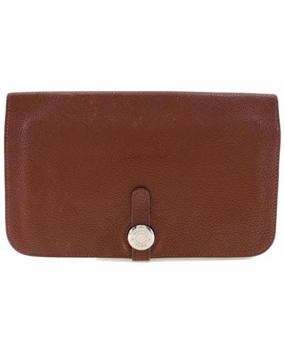 Hermès Dogon Leather Wallet (pre-owned) - Brown