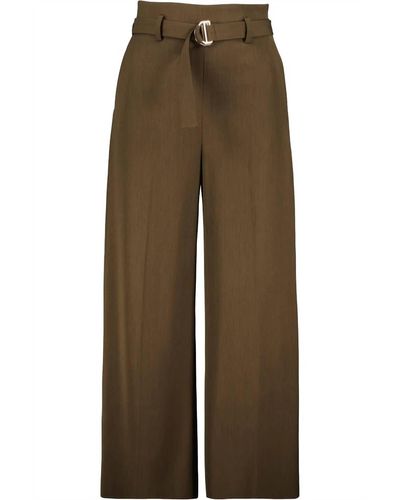 Bishop + Young Dolan D-ring Pant In Olive - Natural