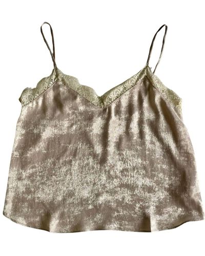Sage the Label Luxe Life Contrast Cami Top - Brown