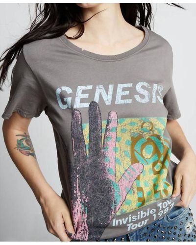 Recycled Karma Genesis Invisible Touch 1987 Tour Tee - Gray