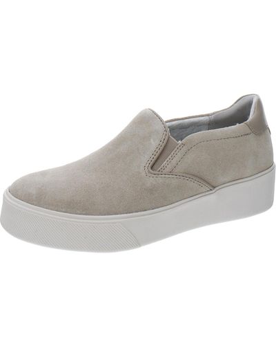 Naturalizer Marianne 2.0 Suede Laceless Slip-on Sneakers - Gray