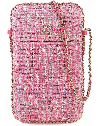 Chanel Tweed Shoulder Bag (pre-owned) - Pink