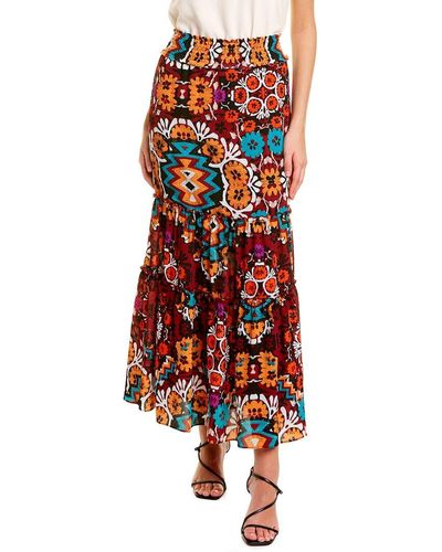 Natori Natori Printed Crinkle Skirt - Multicolor