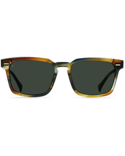 Raen Adin S773 Rectangle Sunglasses - Green