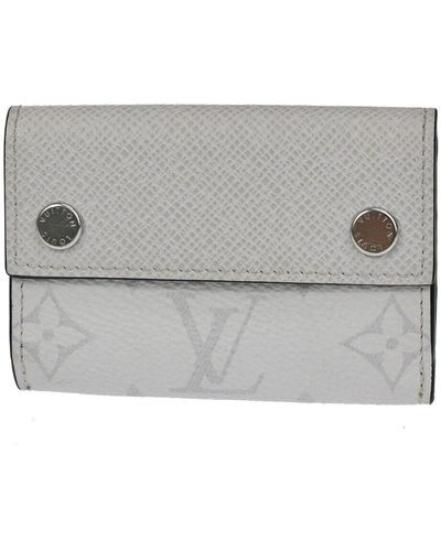 Louis Vuitton Compact Zip Leather Wallet (pre-owned) - Gray