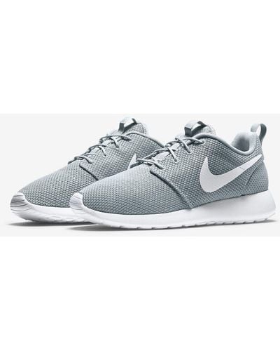 Nike Roshe Run 511881 023 Gray/white Low Top Running Sneaker Shoes Fnk675 - Metallic