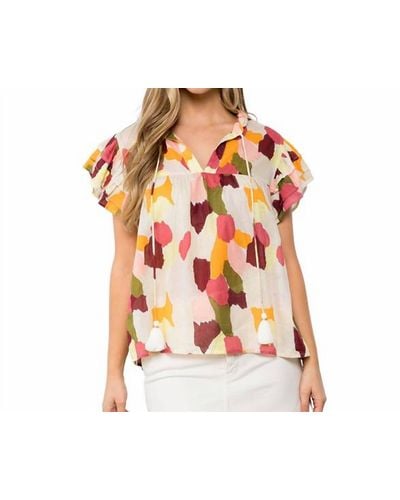 Thml Multi Spotted Top - Pink