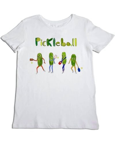 Unfortunate Portrait Pickleball T-shirt - White