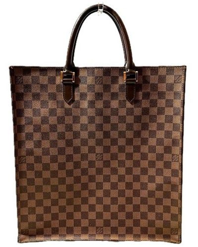 Louis Vuitton Plat Canvas Tote Bag (pre-owned) - Brown