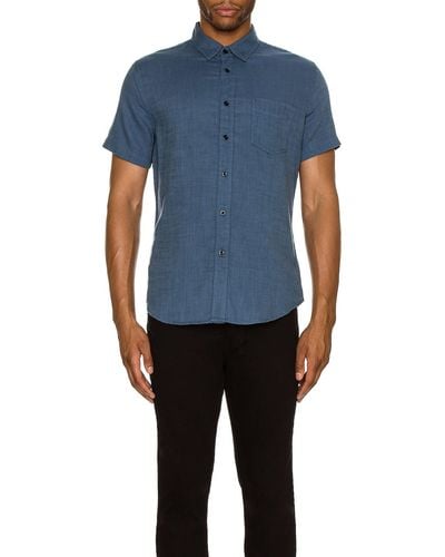 Rails Fairfax Short Sleeve Shirt - Blue