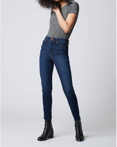 Blank NYC High Rise Skinny Jeans - Blue