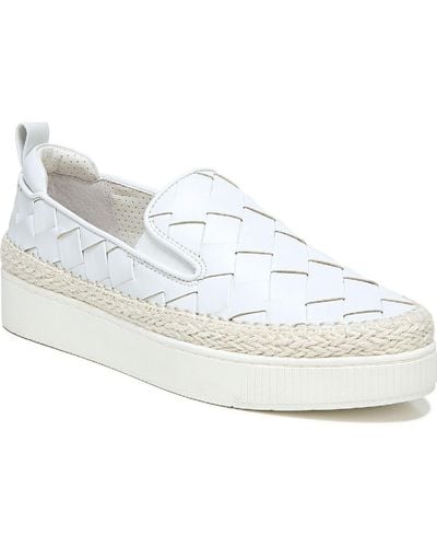 Franco Sarto Homer 3 Woven Espadrille Casual And Fashion Sneakers - White
