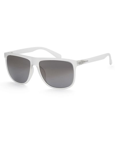 Guess 59mm White Sunglasses Gf0270-26b - Gray