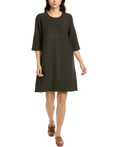 Eileen Fisher 3/4-sleeve Dress - Black
