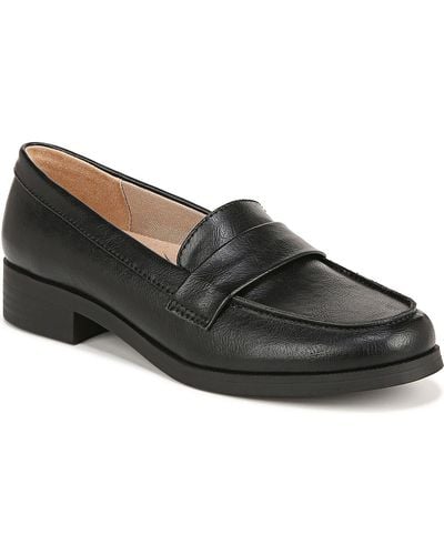 LifeStride Solid Loafers - Black