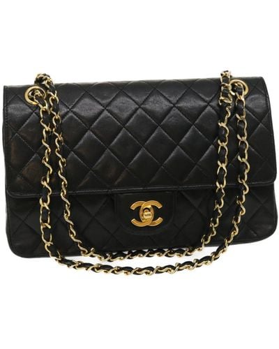 Chanel Matrasse Pony-style Calfskin Shoulder Bag (pre-owned) - Black