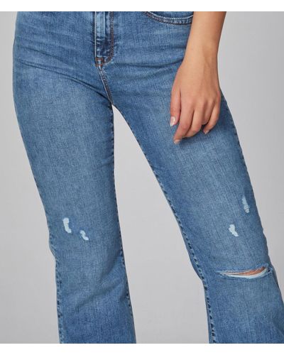 Lola Jeans Alice-bm High Rise Flare Jeans - Blue