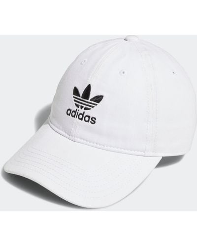 adidas Relaxed Strap-back Hat - White