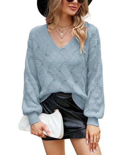 Caifeng Sweater - Blue